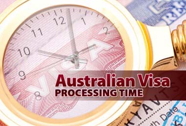 Australia ETA processing time 